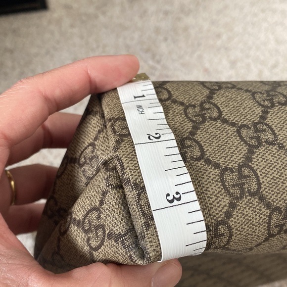 Authentic Gucci Tote Bag Brown PVC Used Handbag Vintage - Picture 16 of 16